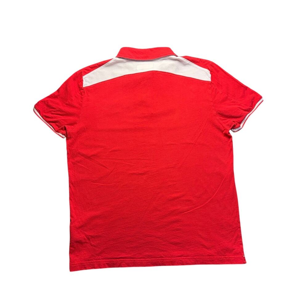 Scuderia Ferrari Polo Shirt Red Short Sleeve Logo Men's Size Large Formula 1 - Picture 5 of 6